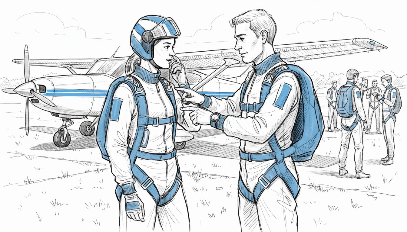 skydiving preparation Latvia