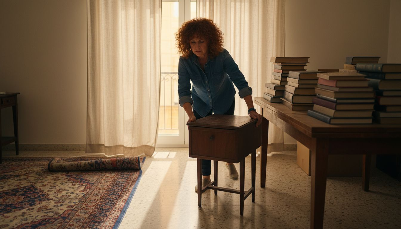 Preparing a Maltese apartment for deep cleaning