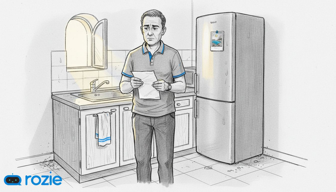 Host inspecting a kitchen after changeover cleaning in a Malta apartment