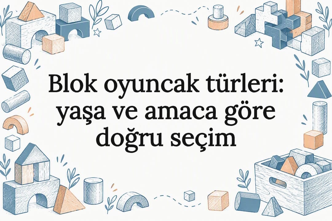 Blok oyuncak türleri: yaşa ve amaca göre doğru seçim