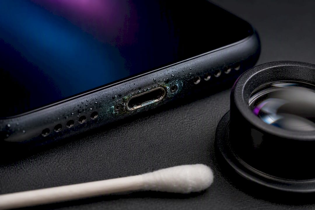 Moisture and corrosion at charging port