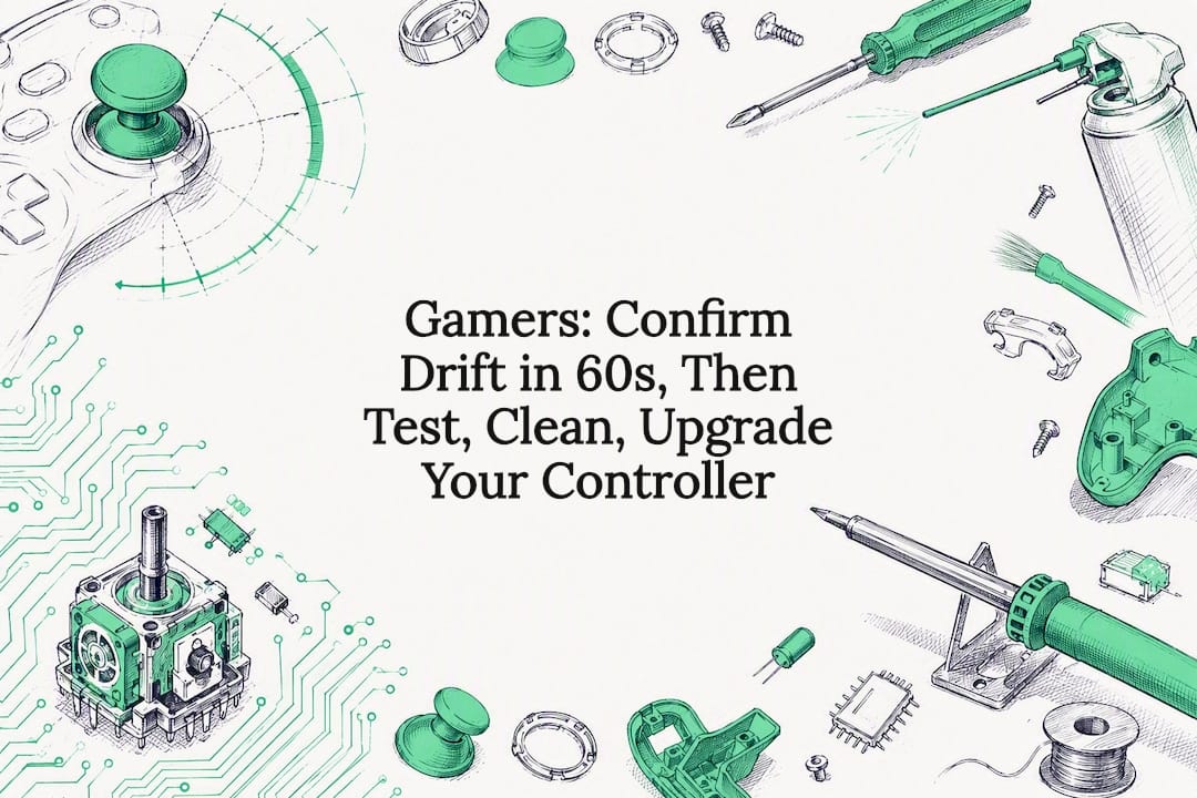 Controller drift repair title card illustration