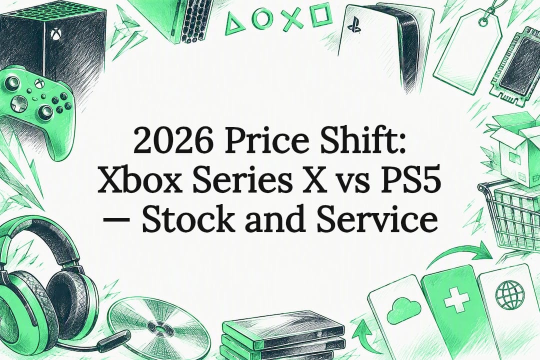 Xbox and PlayStation comparison title card