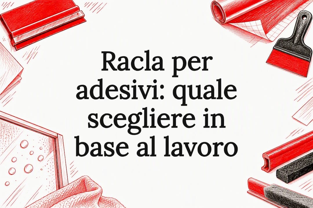 Illustrazione decorativa per racla adesivi