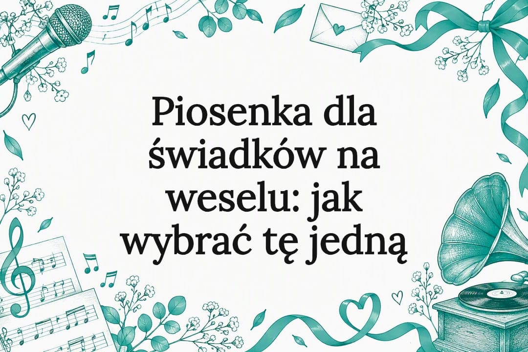 Wstępna karta tytułowa piosenki dla świadków