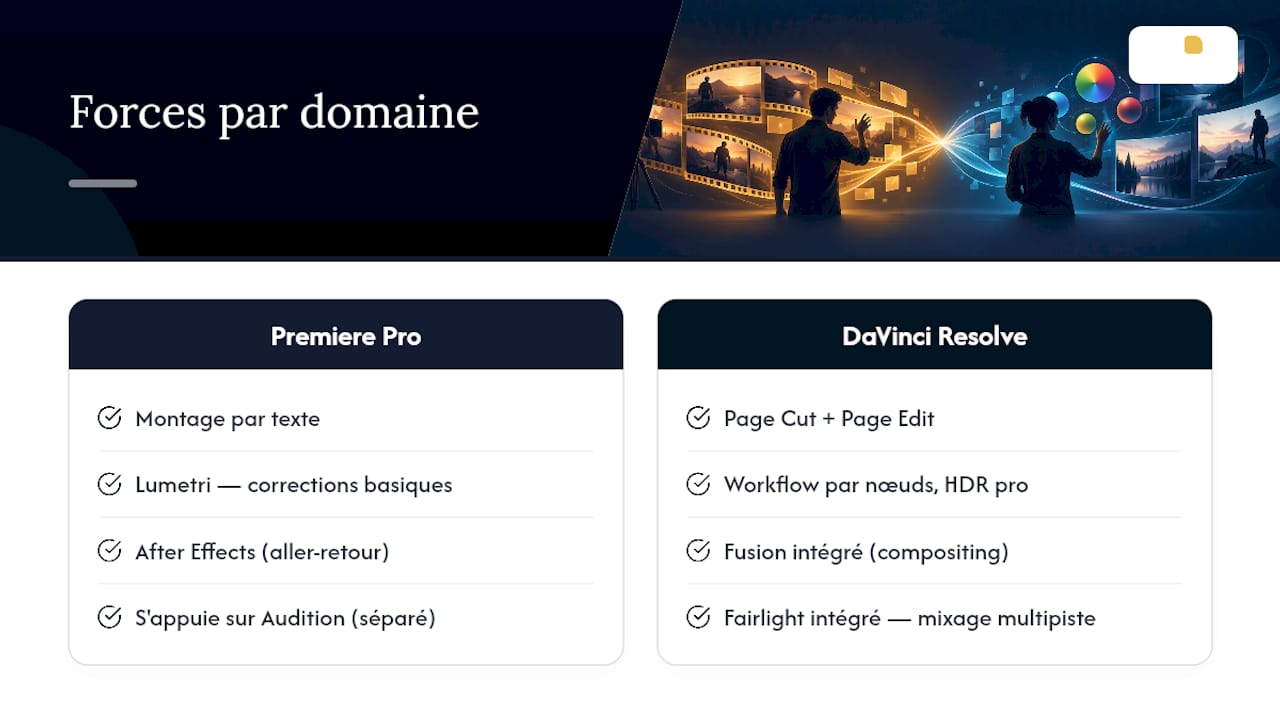 Analyse comparative des fonctionnalités des deux logiciels