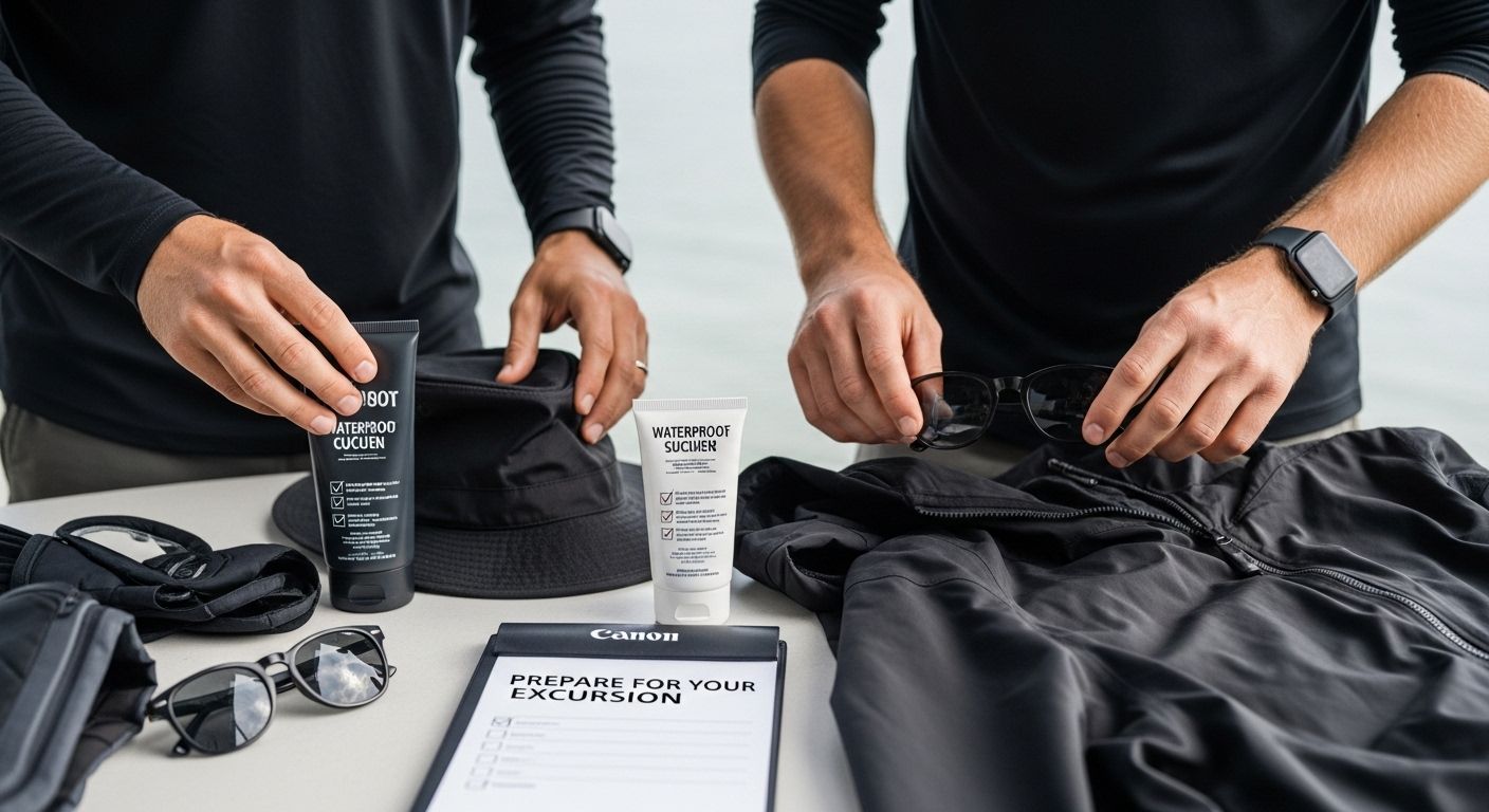 speedboat tour packing preparation