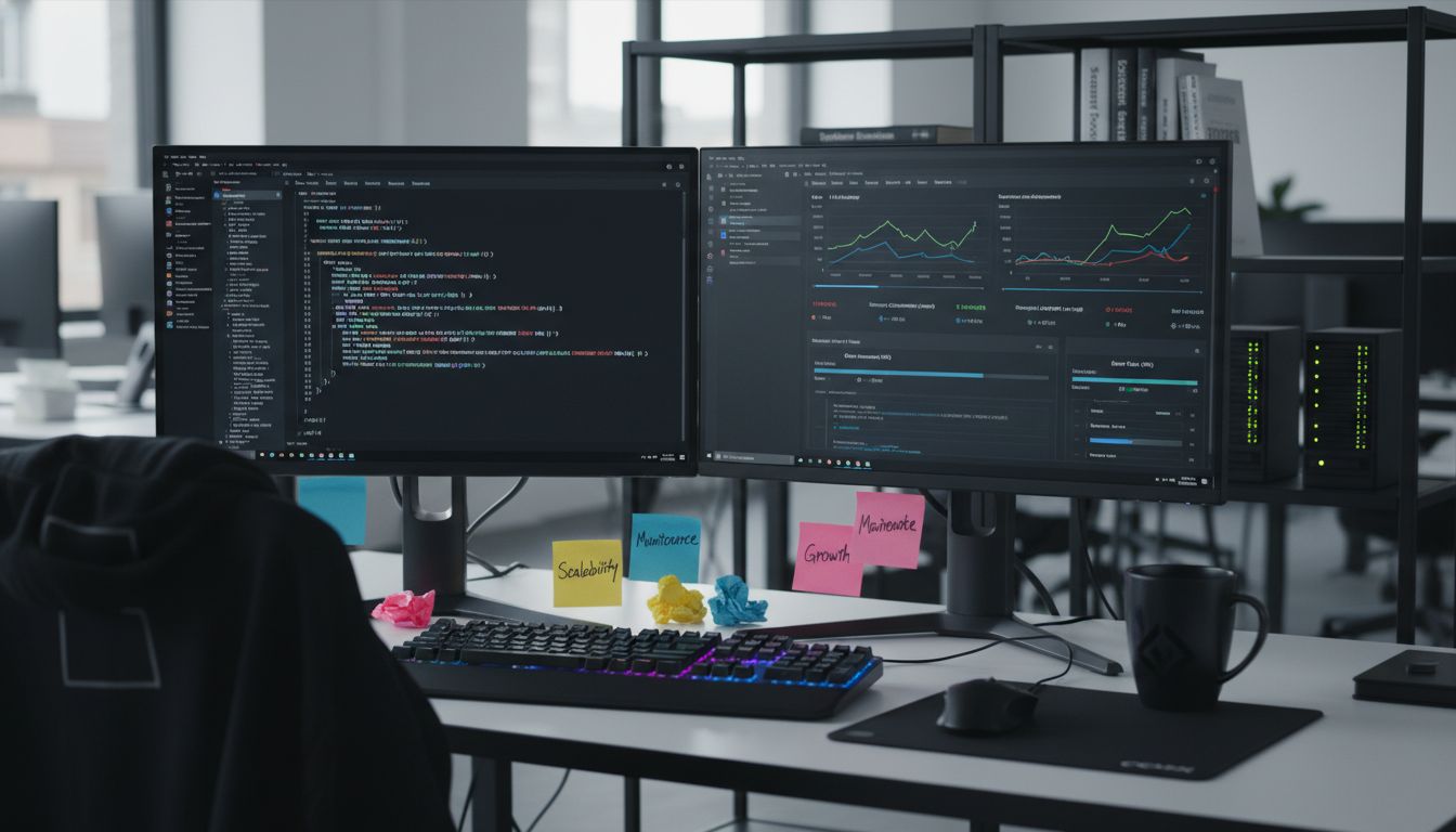 developer tech workspace