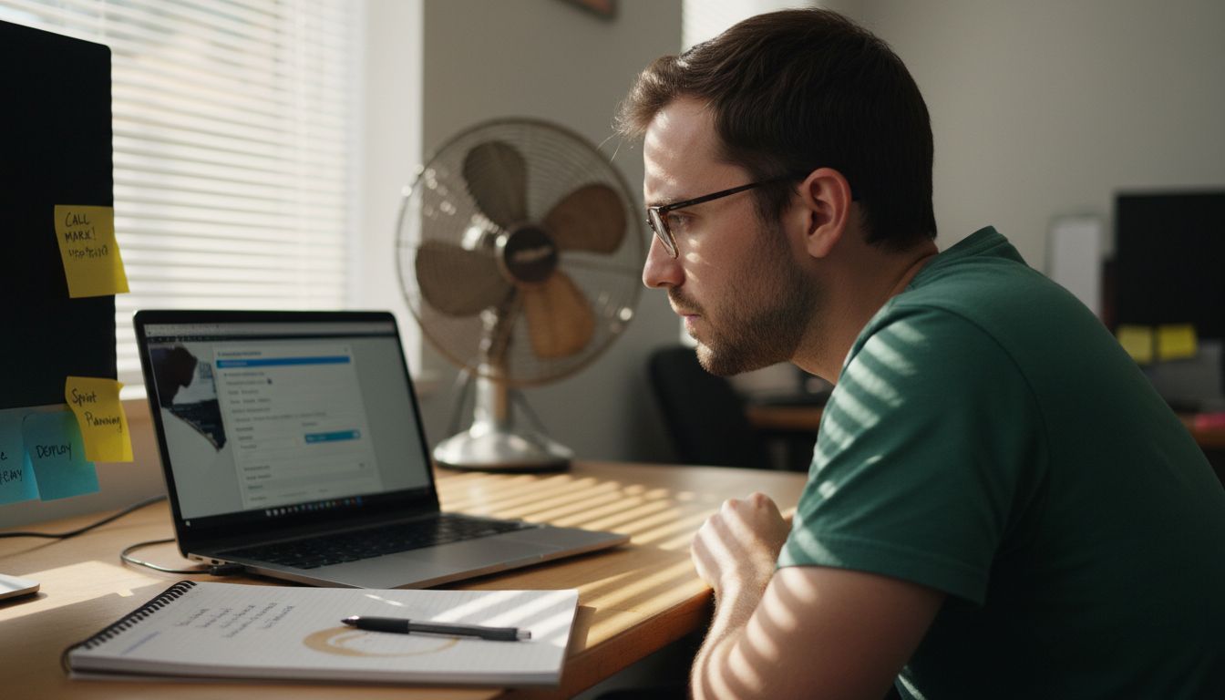 Developer reviewing website accessibility settings