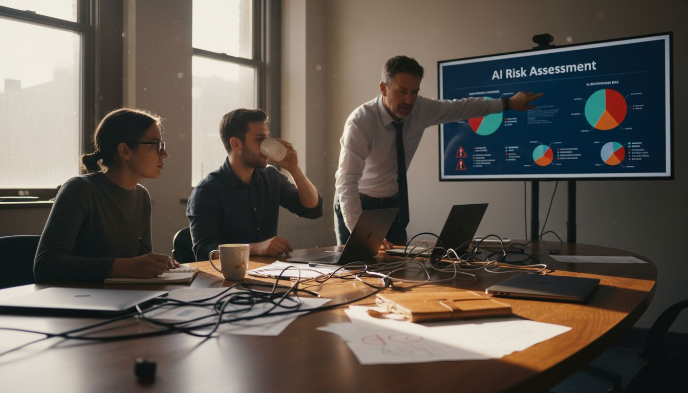 Team discusses AI risk assessment strategies