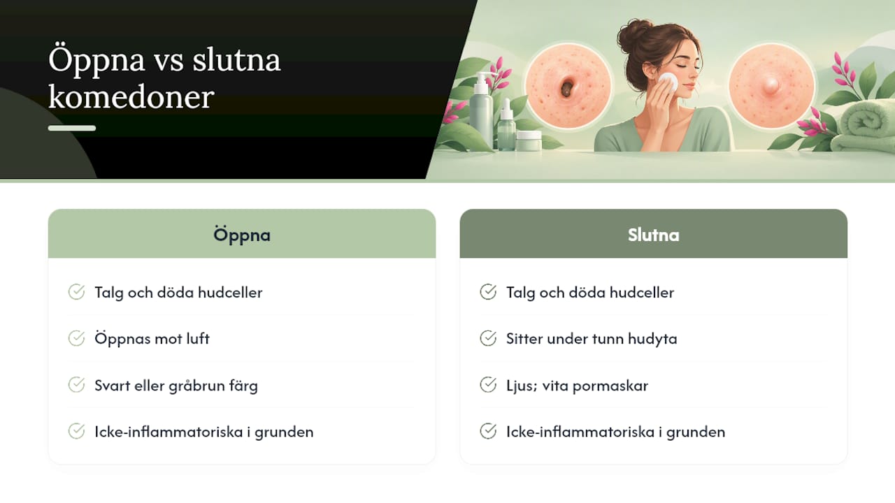 Jämförelse mellan öppna och slutna pormaskar