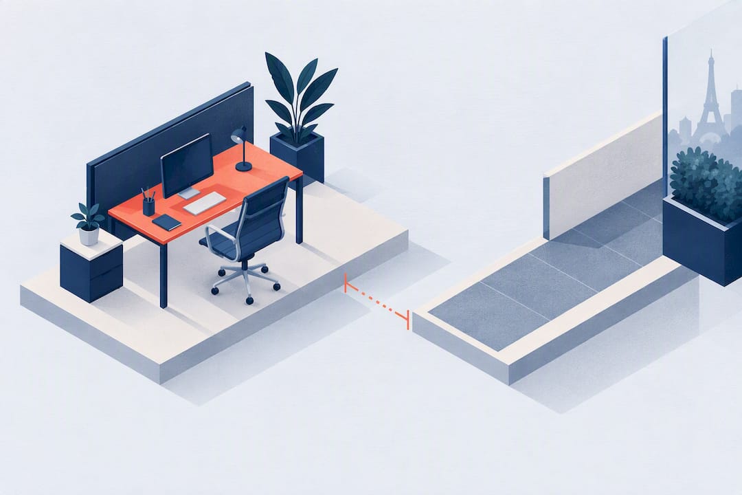 Représentation géométrique d’un bureau