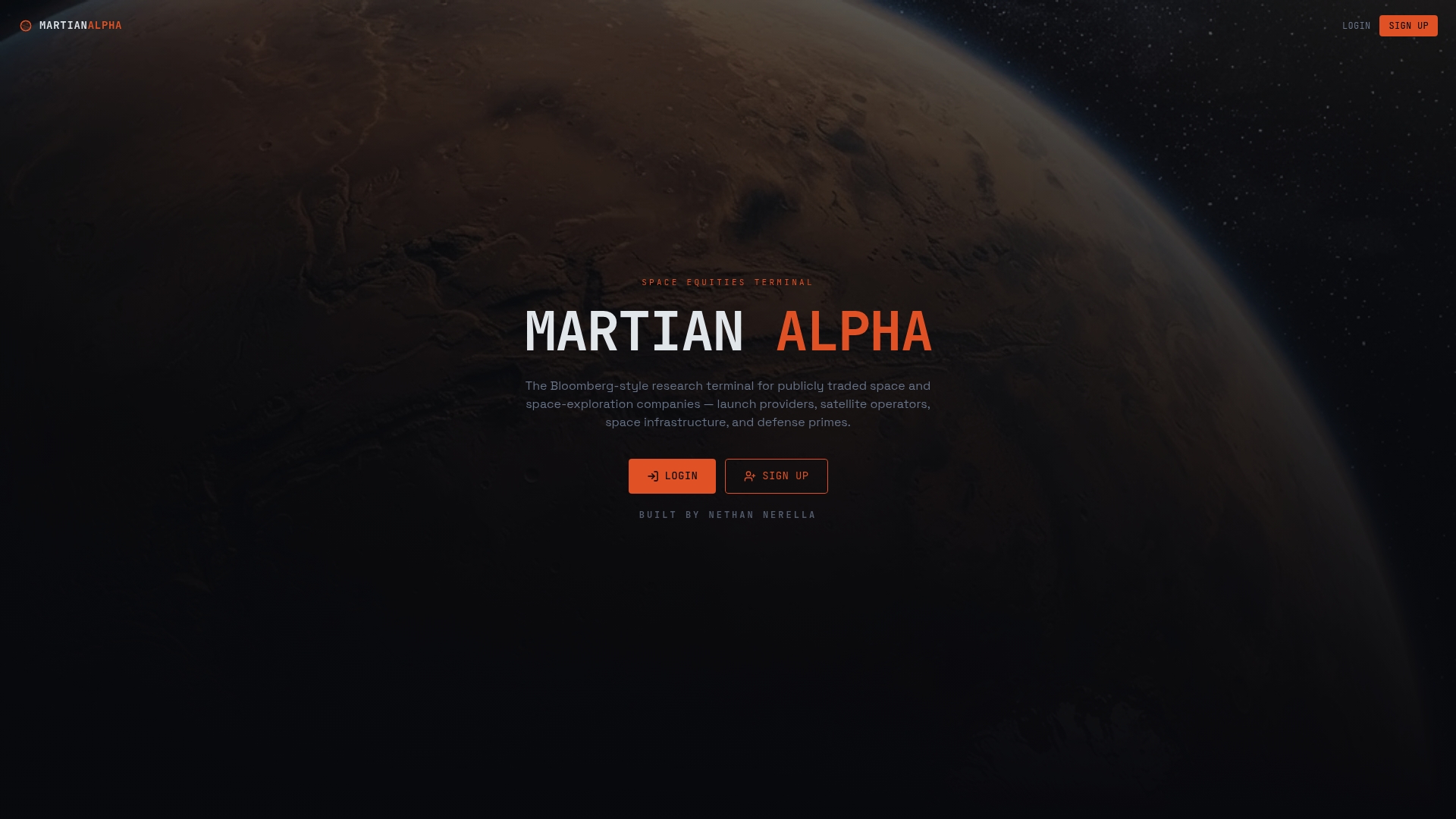 Martian Alpha