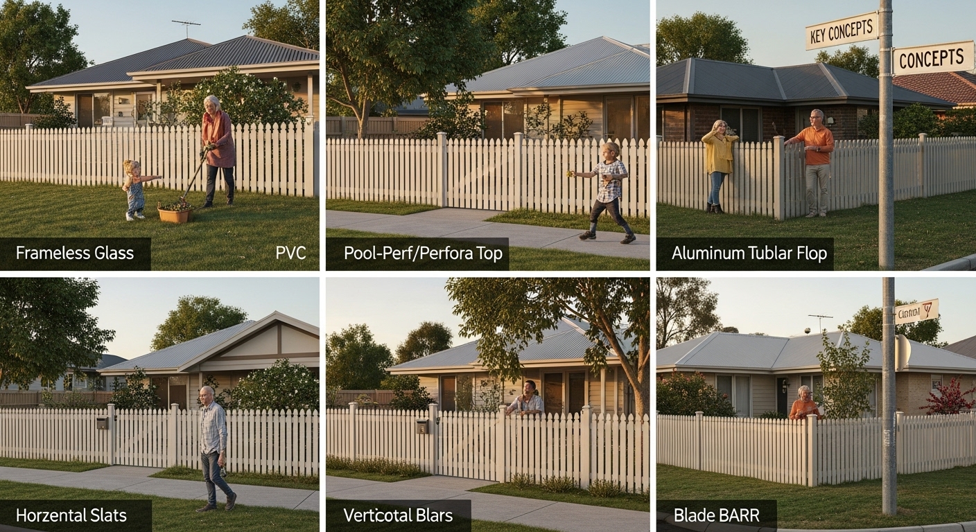 picket fencing neighborhood styles