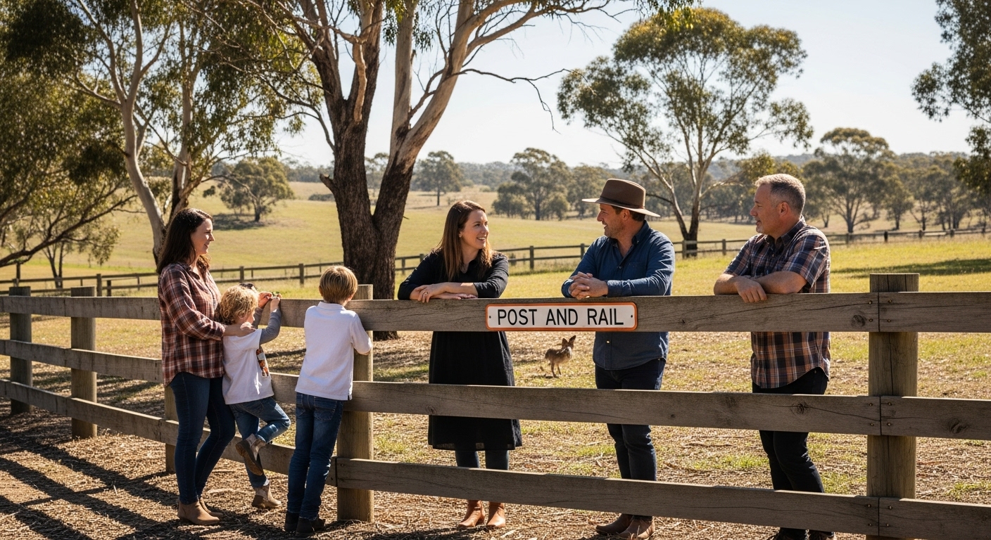 Australian property post rail