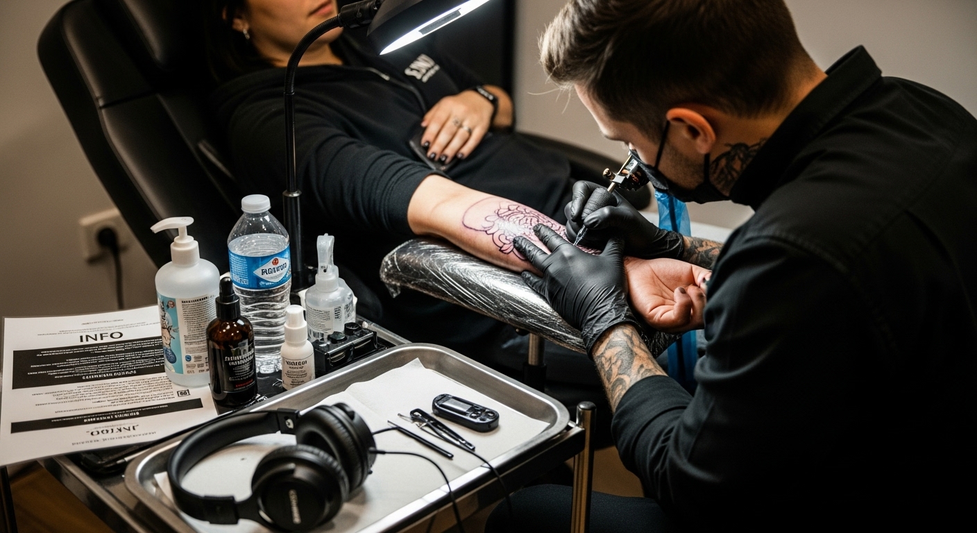 tatouage confort séance