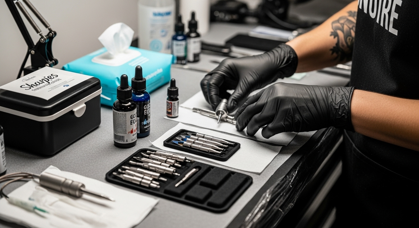 organisation matériel tatouage