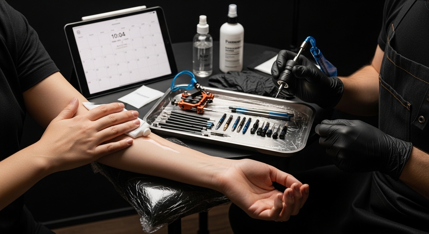 préparation tatouage confort