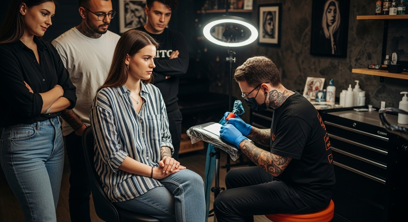 erstes tattoo schmerz