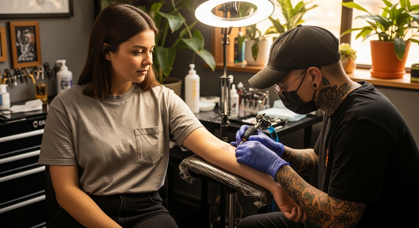 Tattoo Studio Schmerzempfinden