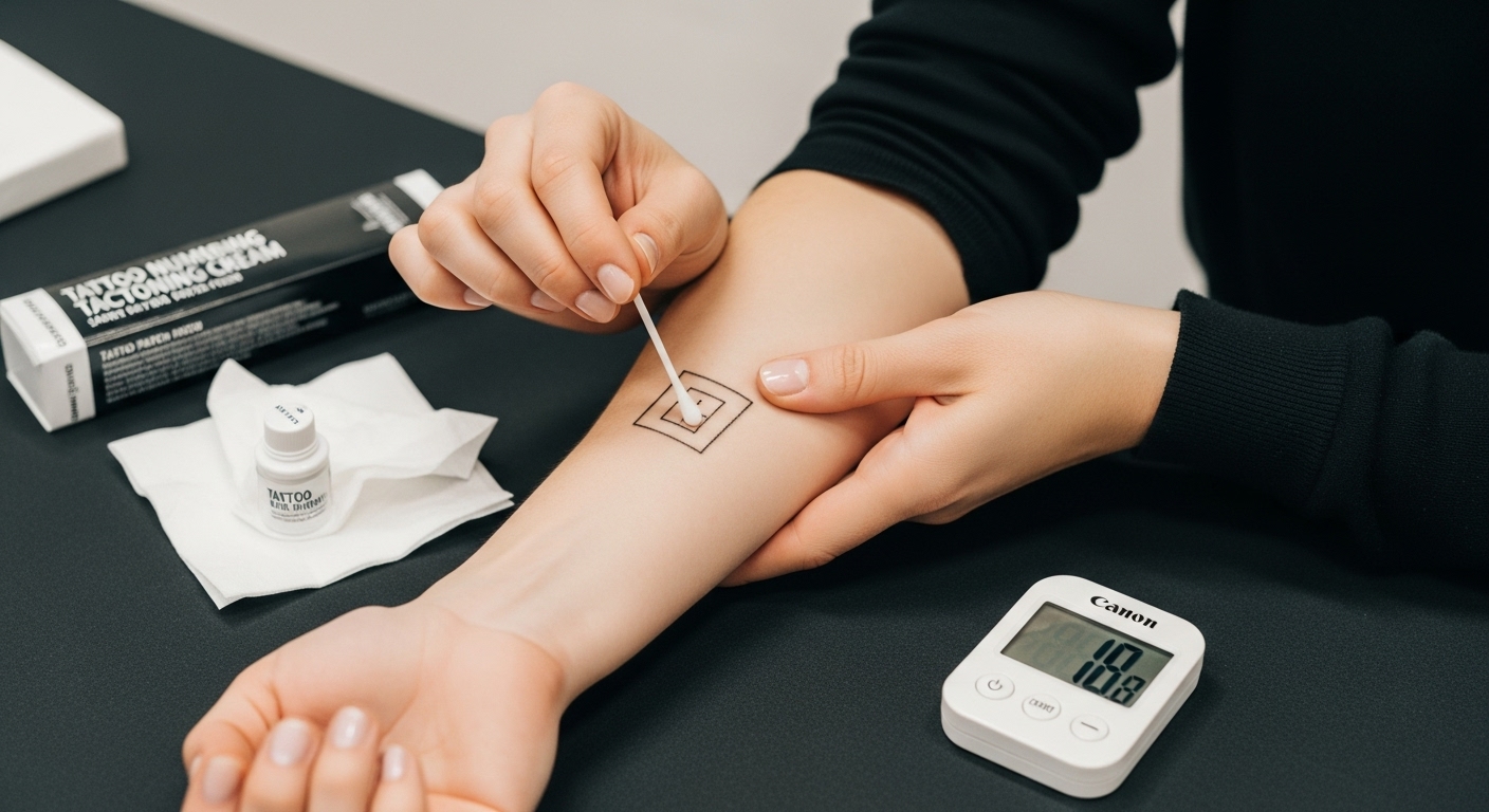 patch test krem znieczulający