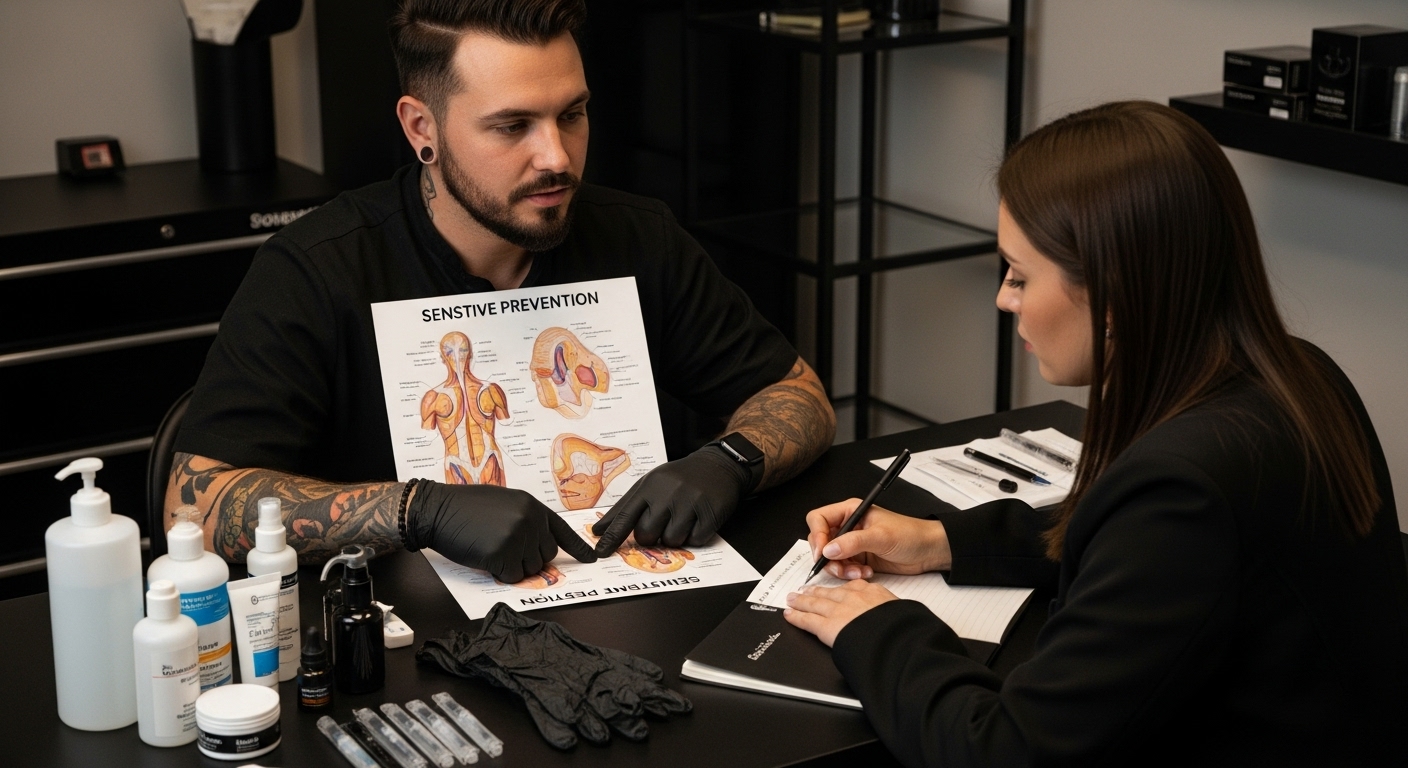 prévention douleur tatouage