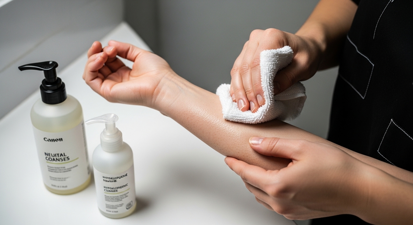 préparation crème tatouage