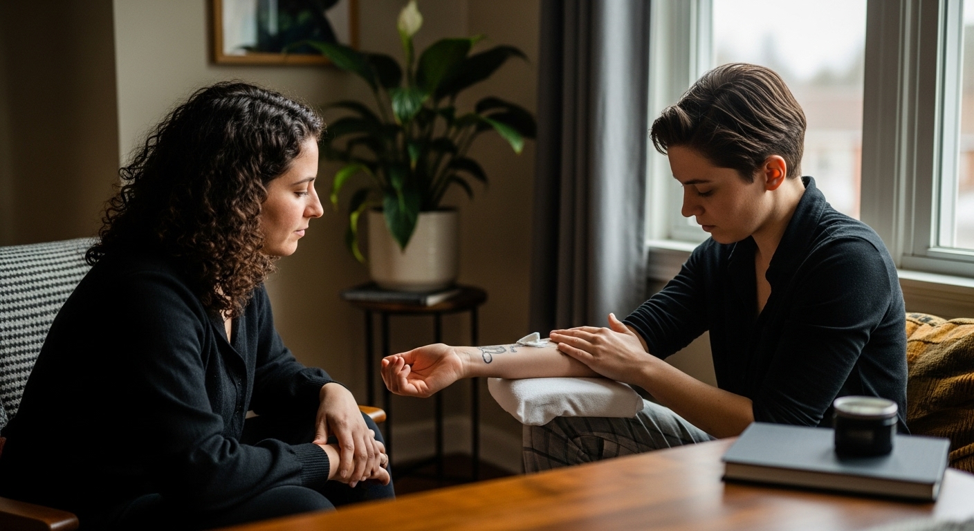 cura tatuaggio a casa