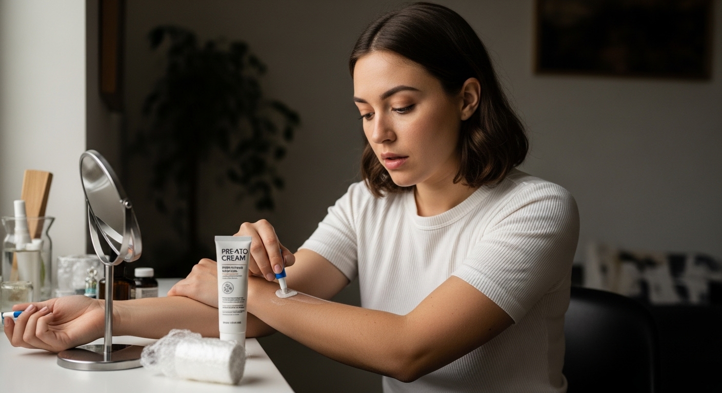 preparazione tatuaggio crema