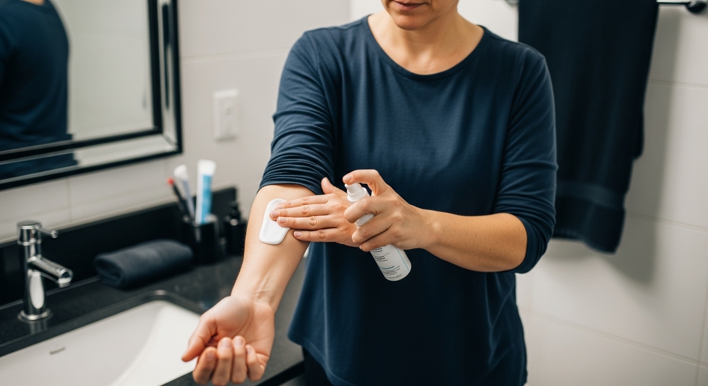 anesthetics application demonstration