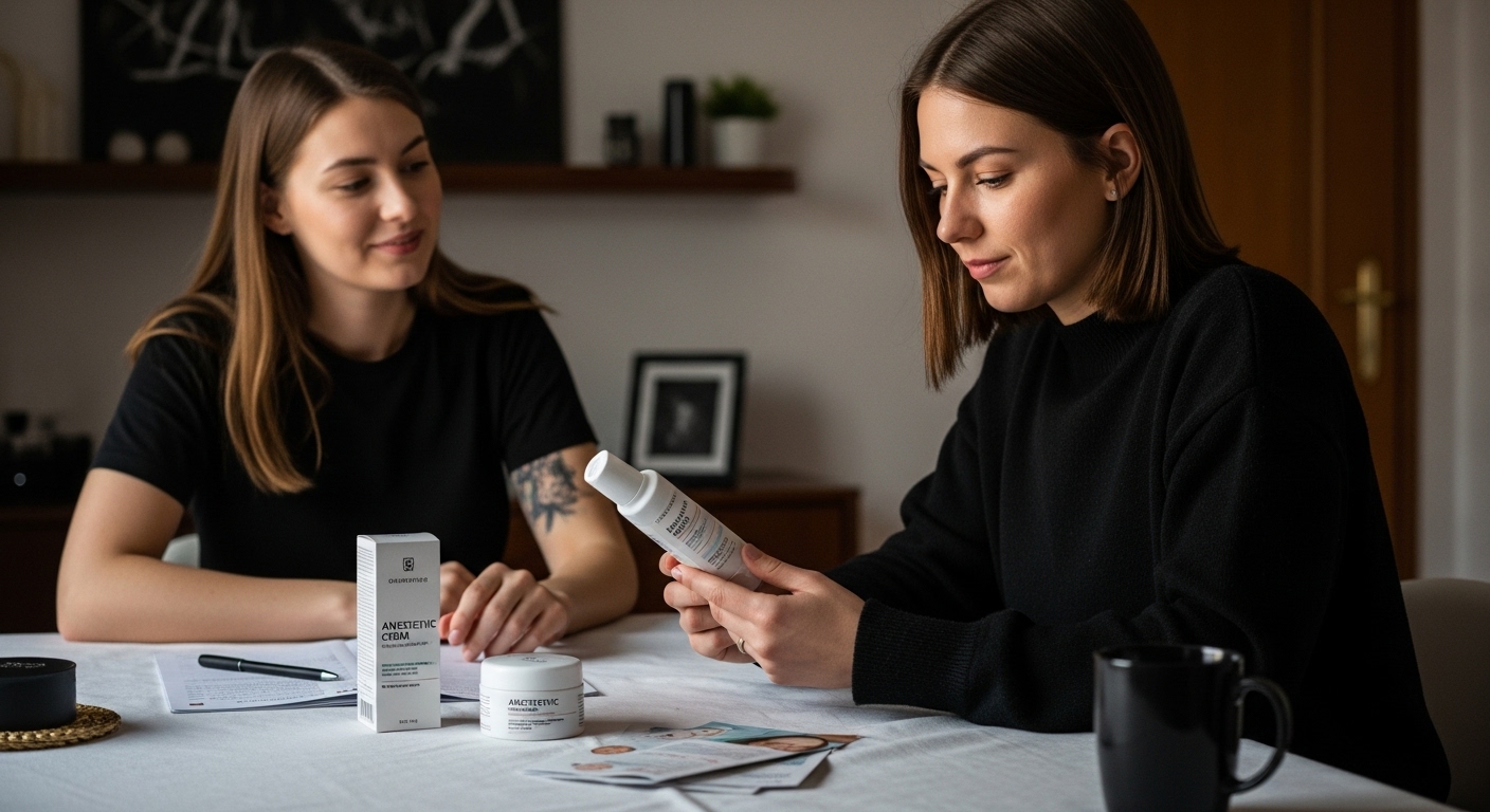 výber anestetických krémov používanie