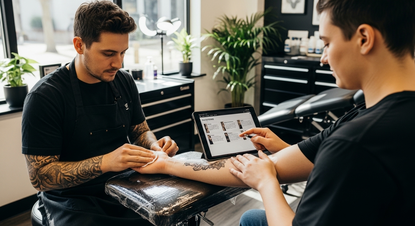 soins tatouage, routine tattoo, indolore