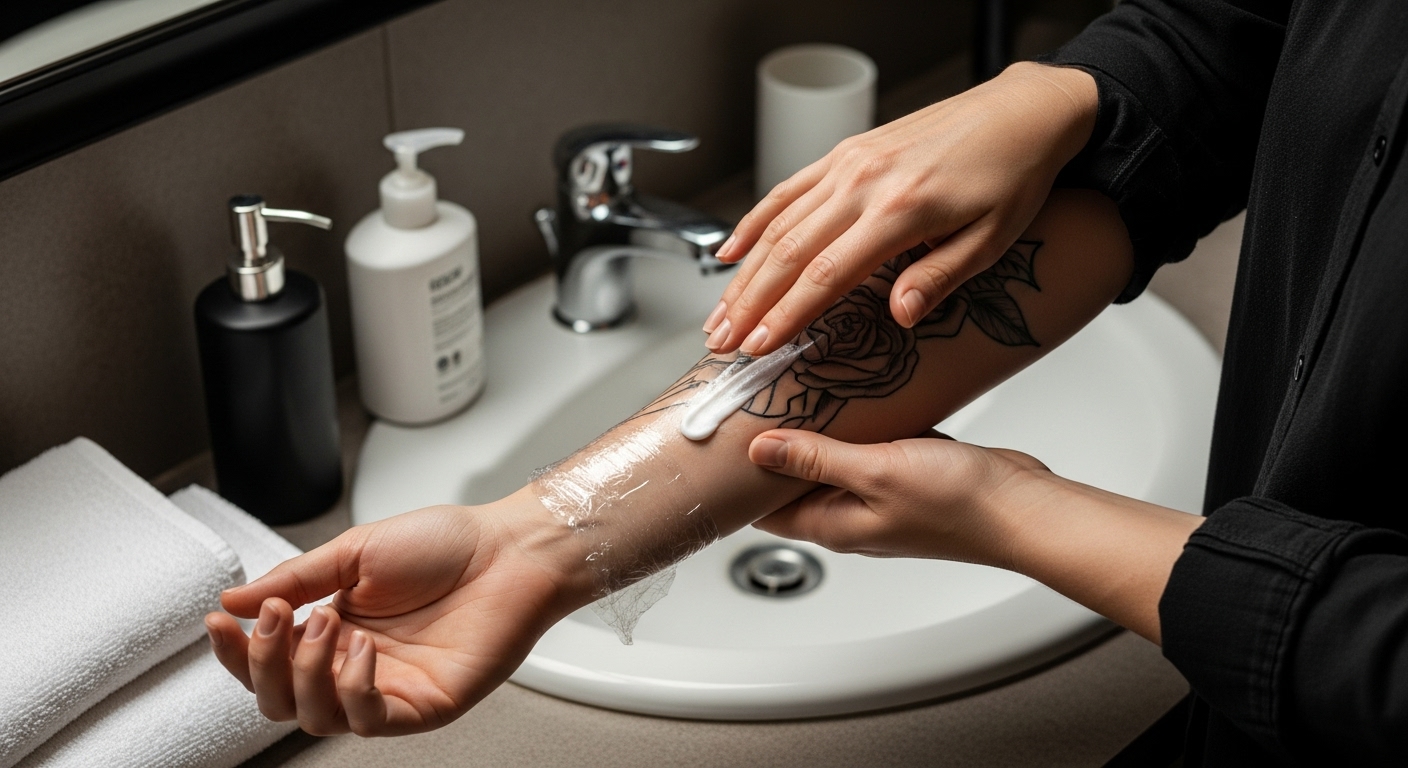 грижа след татуировка стъпка по стъпка