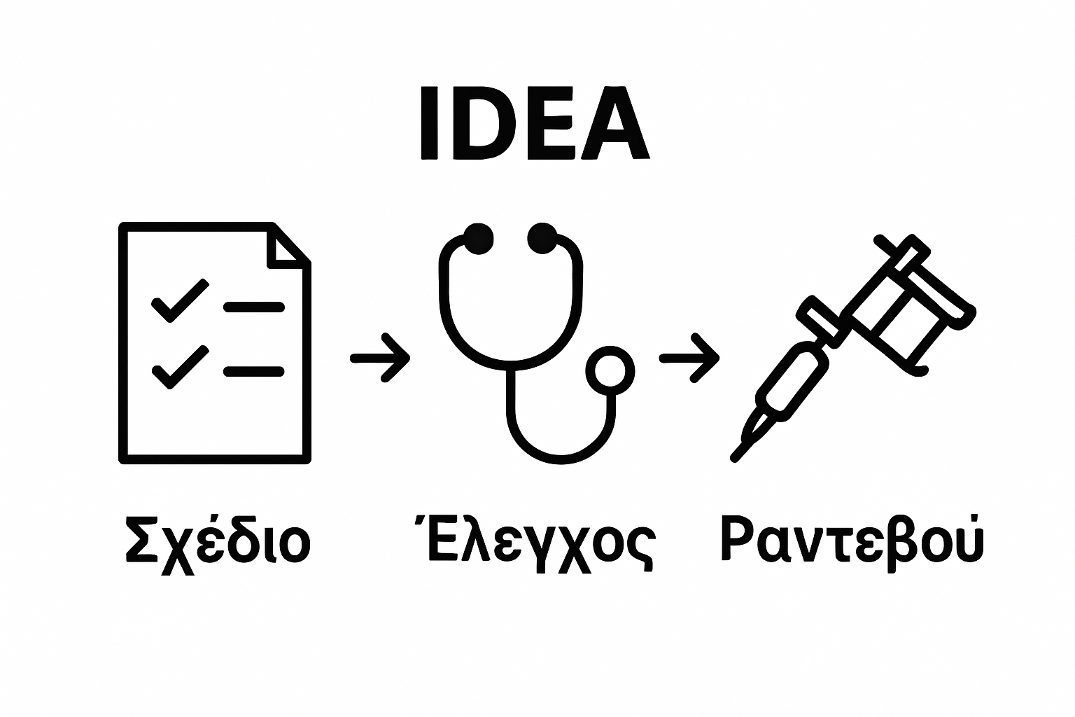 Infographic showing tattoo preparation steps: select design, health check, visit studio
