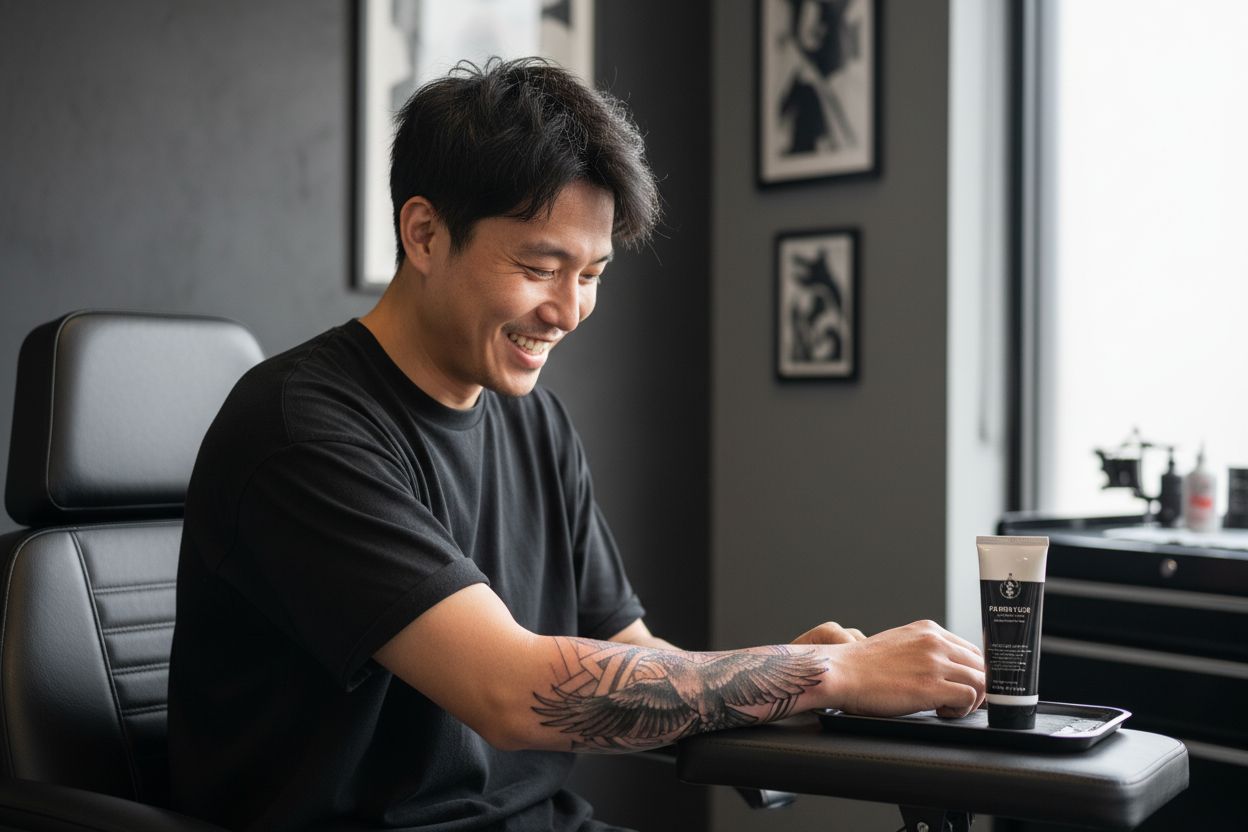 удовлетворен клиент крем татуировка