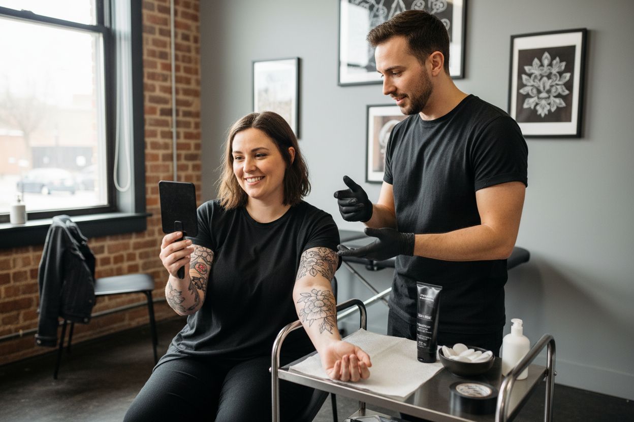 kontrola a ošetrovanie tetovania