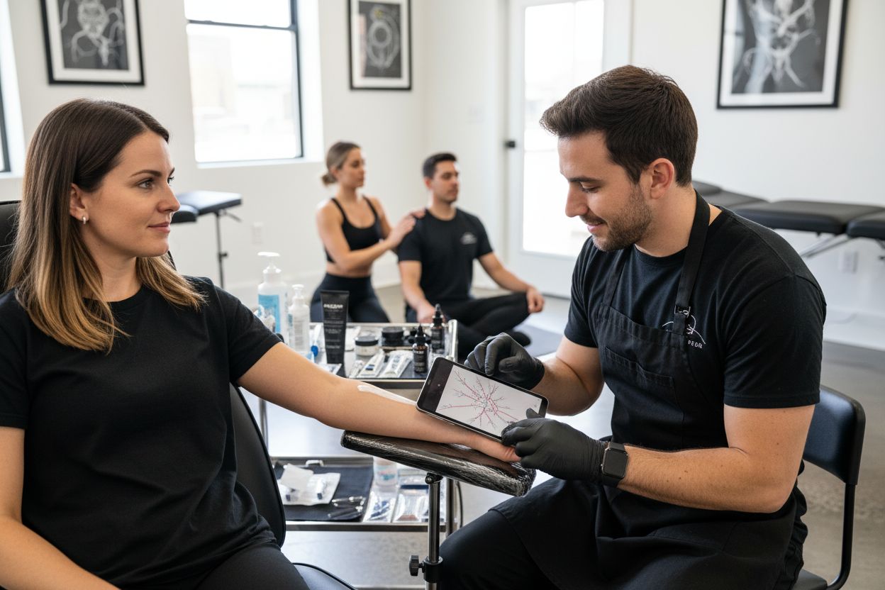 tatuaż bez bólu, studio tatuażu, profesjonalna pielęgnacja