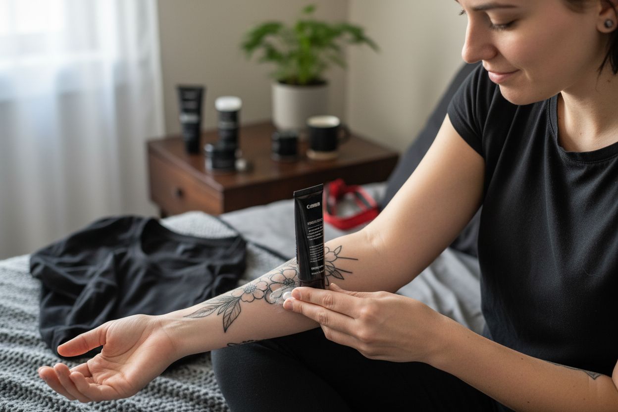 hojení tetování anestetický krém