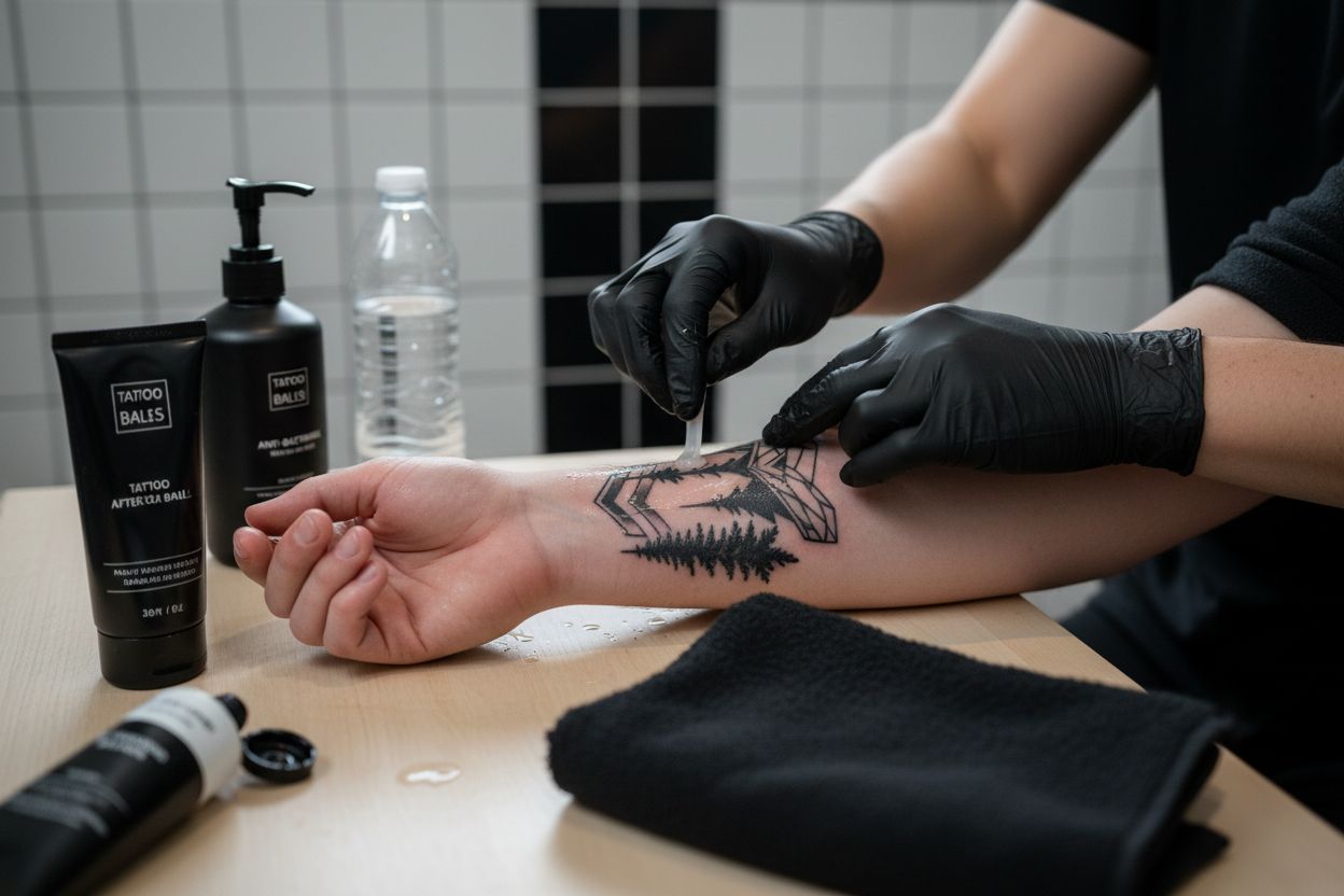 φροντίδα τατουάζ άνεση