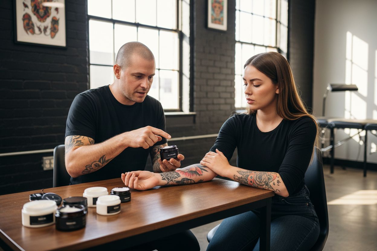 tattoo aftercare, tattoo cream, professional tattoo studio