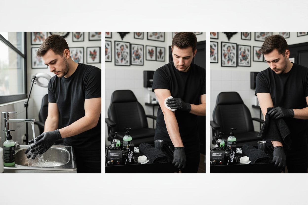 příprava pokožky tetování