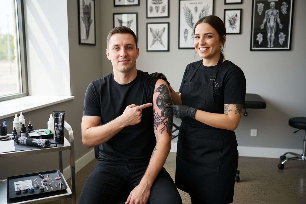 post tatuaggio anestesia cliente