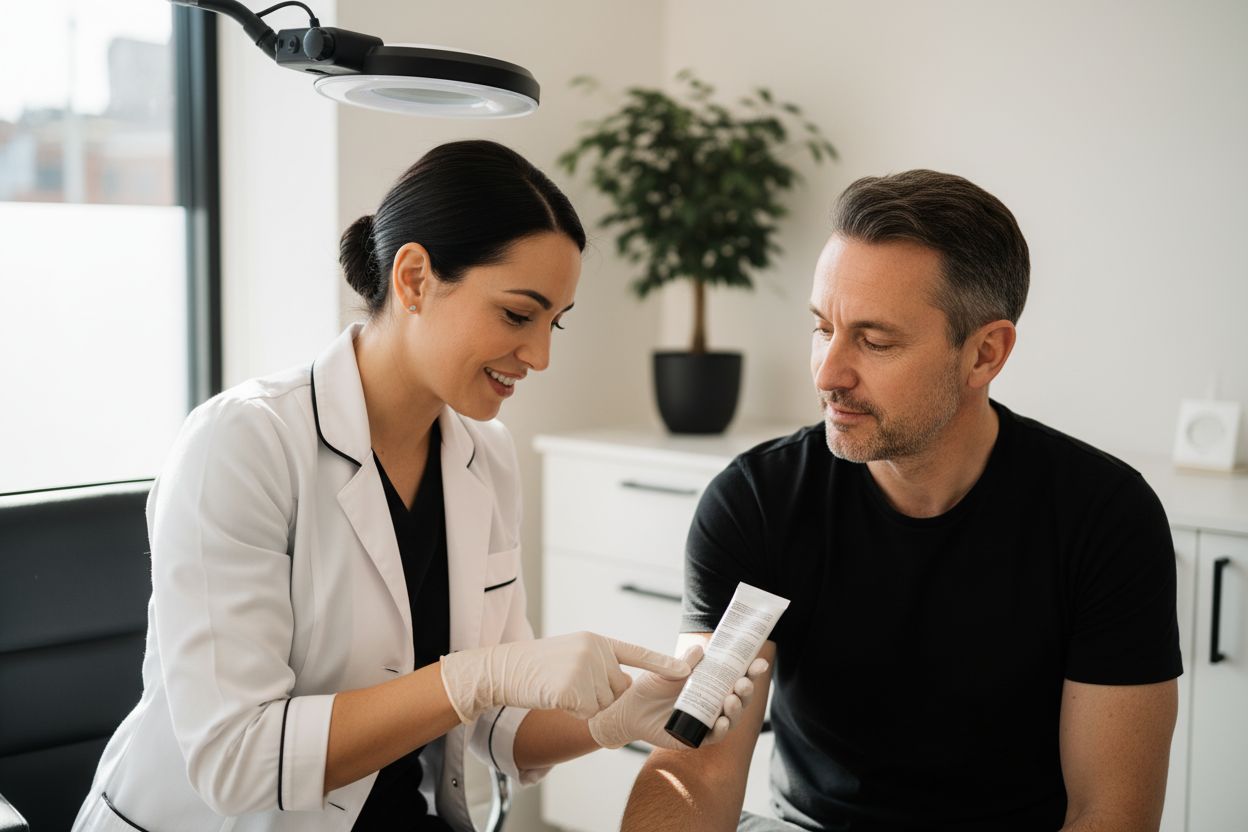 bőrgyógyászati érzéstelenítő krém alkalmazás