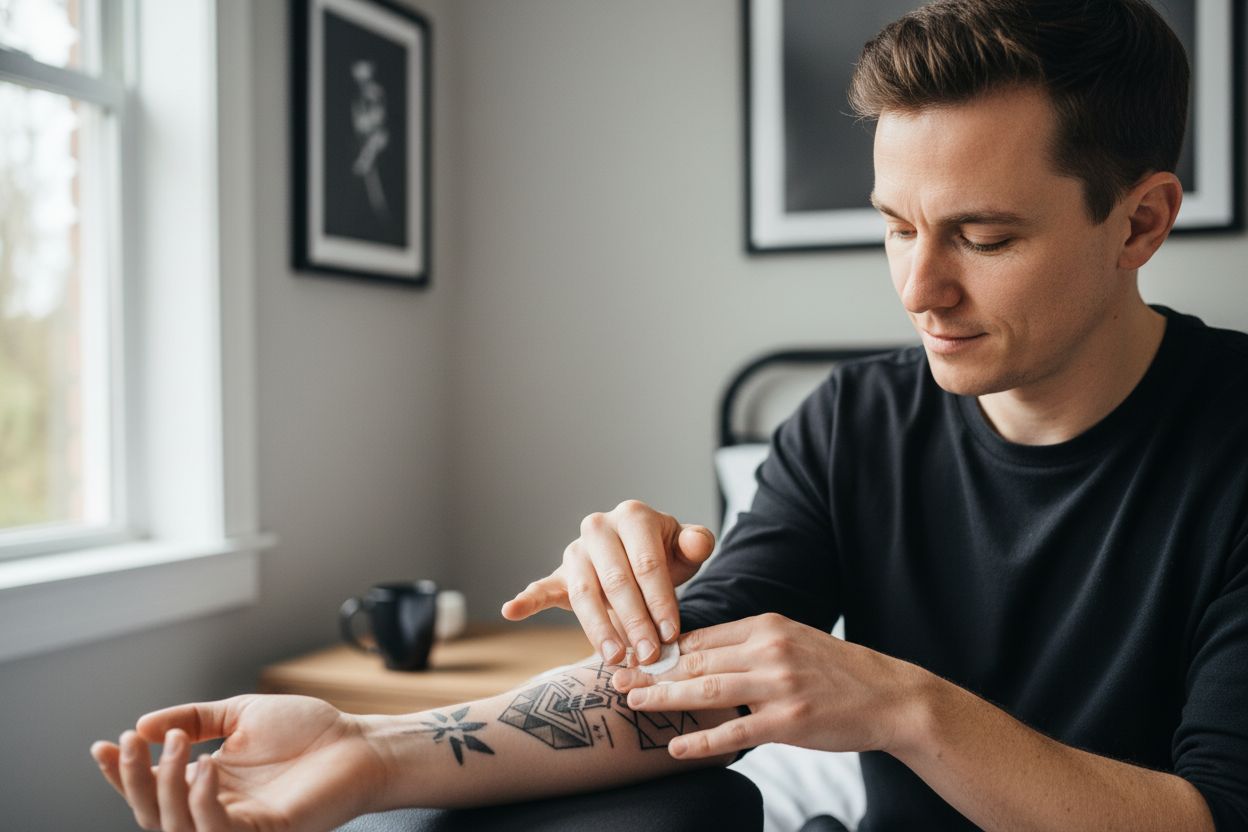 cura post tatuaggio anestetico