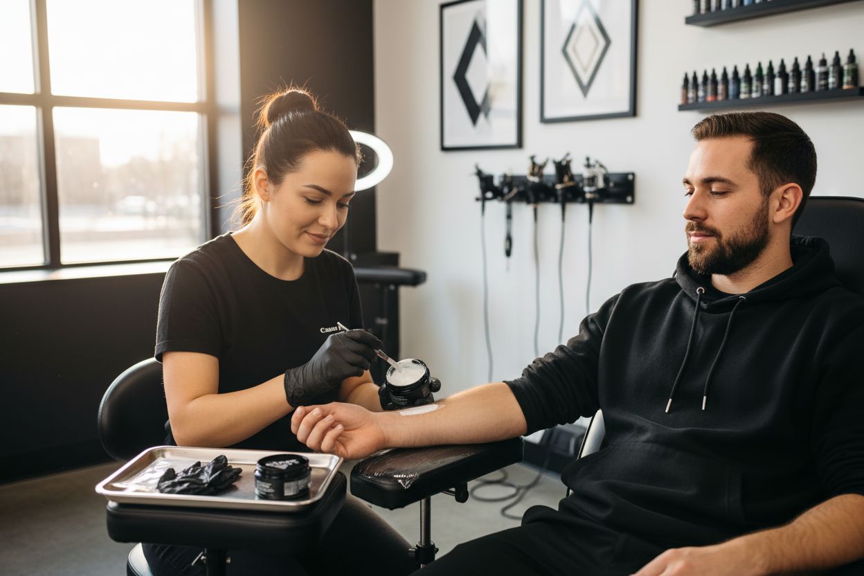 krem znieczulający tatuaż studio