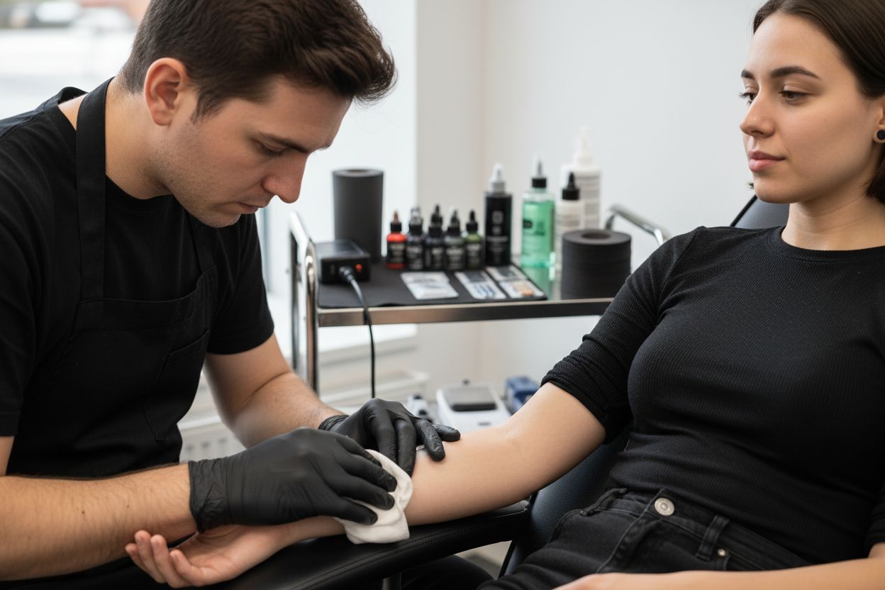 dezinfekce pokožky tetování