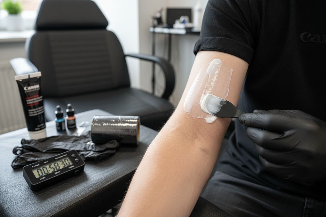 tetoválás előkészítés fájdalomcsillapító krém