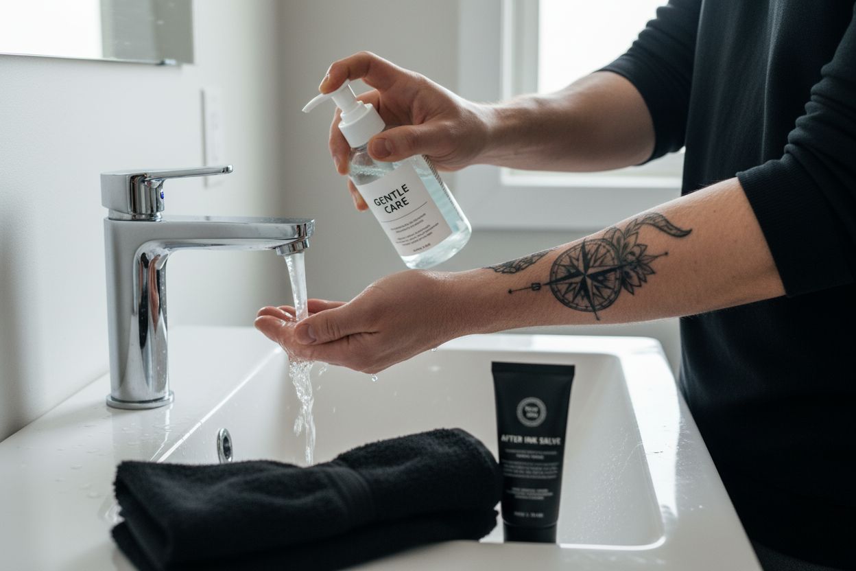 грижа за татуировка