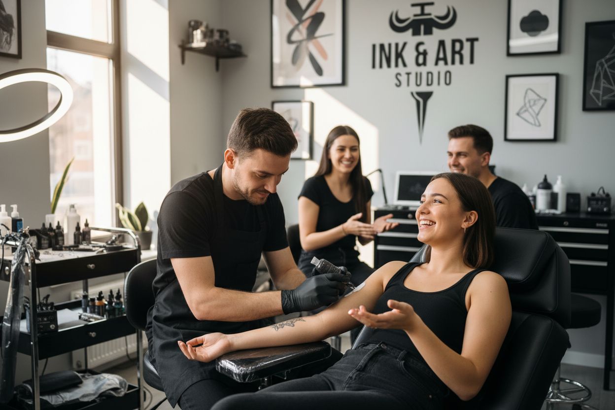 aplikácia anestetika tetovanie