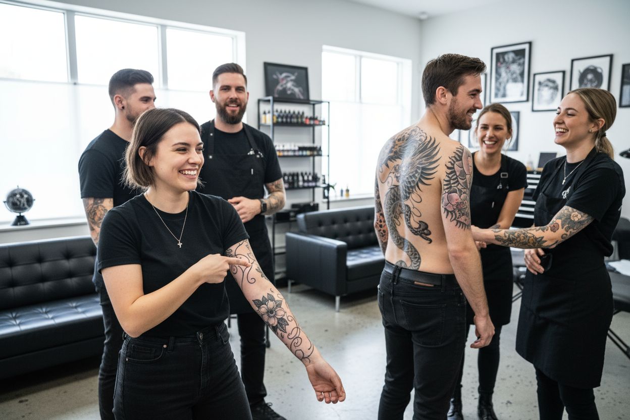 clienti tatuaggio senza dolore